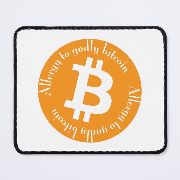 Item preview, Allergy to godly bitcoin designed and sold by nogamax.