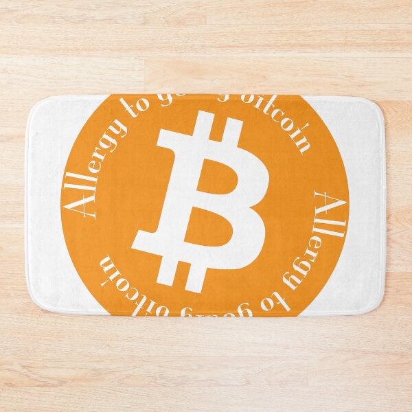 Item preview, Allergy to godly bitcoin  designed and sold by nogamax.