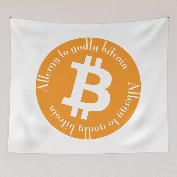 Item preview, Allergy to godly bitcoin  designed and sold by nogamax.