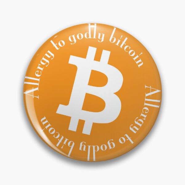 Item preview, Allergy to godly bitcoin  designed and sold by nogamax.