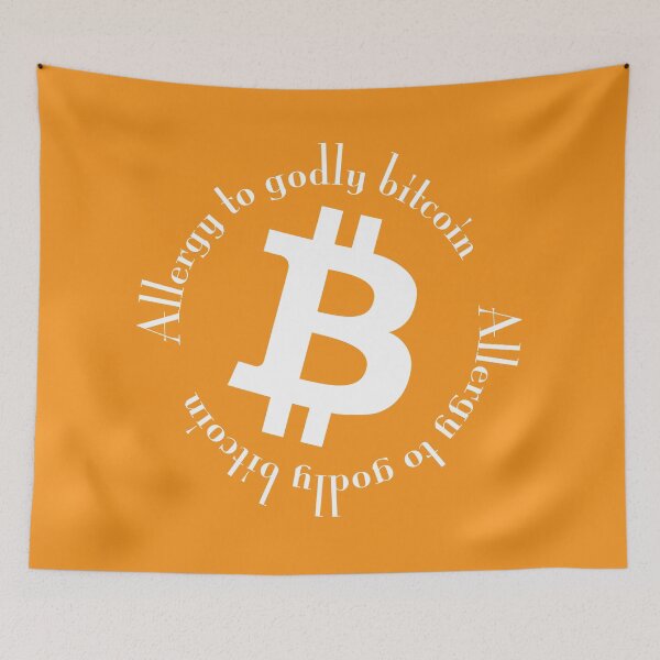 Item preview, Allergy to godly bitcoin  designed and sold by nogamax.