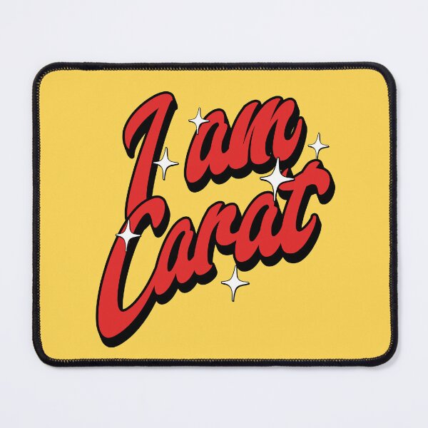 Item preview, i am carat svt seventeen typography text morcaworks designed and sold by Morcawork.