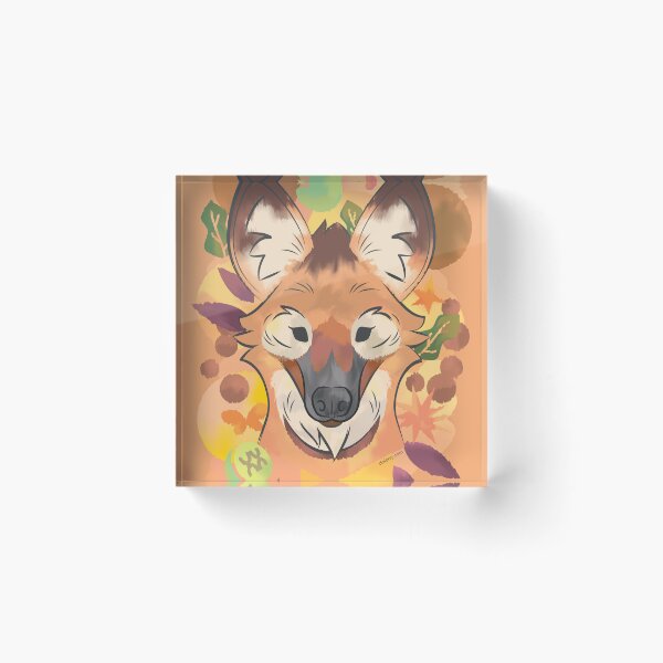 Item preview, Maned Wolf Watercolor designed and sold by Daieny Schuttz.