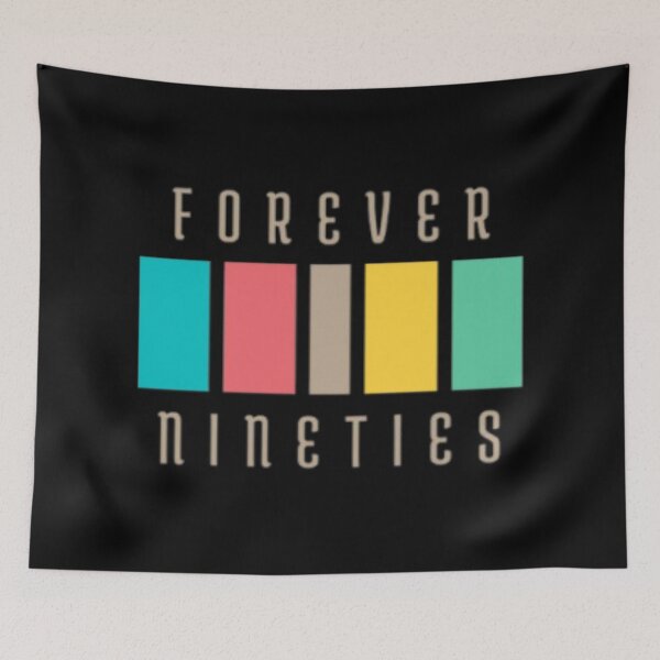 Aperçu de l'œuvre Forever Nineties - Design d'inspiration rétro créée et vendue par LMoonDesigns.