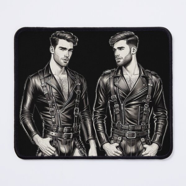 Item preview, Berlin Beat Gay Leather Bar Leder Pulse Pride Maverick Graphic Design designed and sold by ItsAKinkThing.