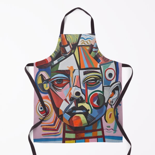 Item preview, Abstract Portrait with Geometric and Colorful Patterns designed and sold by BeNoOne.