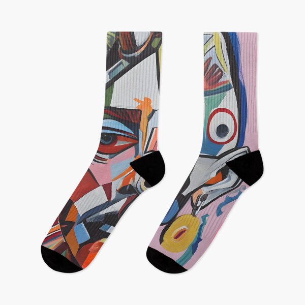 Artikelvorschau, Abstraktes Portrait mit geometrischen und bunten Mustern entworfen und verkauft von BeNoOne.
