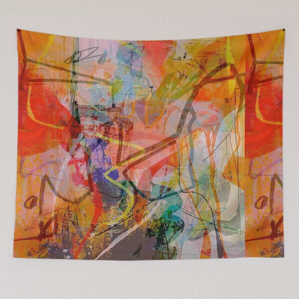 Item preview, Graffiti Abstract Painting designed and sold by ViaARTfactory.