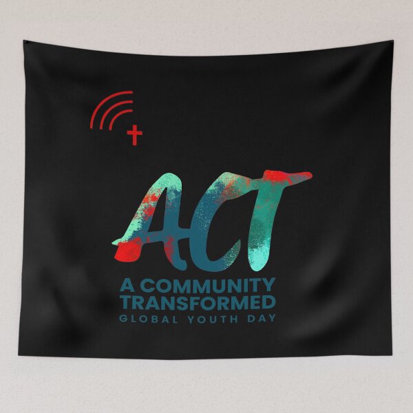 Item preview, GYD A Community Transformed | ACT | GYD 2025 | Global Youth Day | GYD25 | A Community Transformed designed and sold by JohnSit.