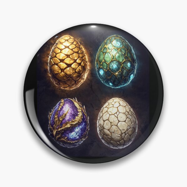 Item preview, Unique fantasy eggs with textured shells displayed against a dark background designed and sold by Anastasiia Yurevych.