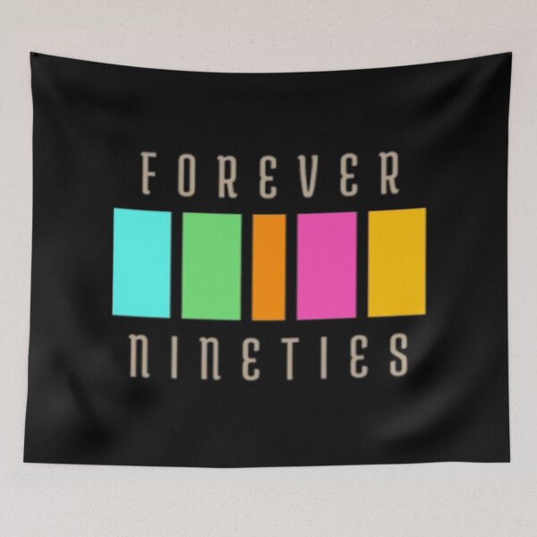 Aperçu de l'œuvre Forever Nineties - Design d'inspiration rétro créée et vendue par LMoonDesigns.