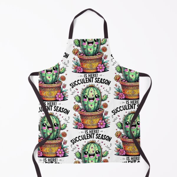Item preview, Succulent Season Is Here Joyful Cactus Blooms in Spring designed and sold by SplashTastic.