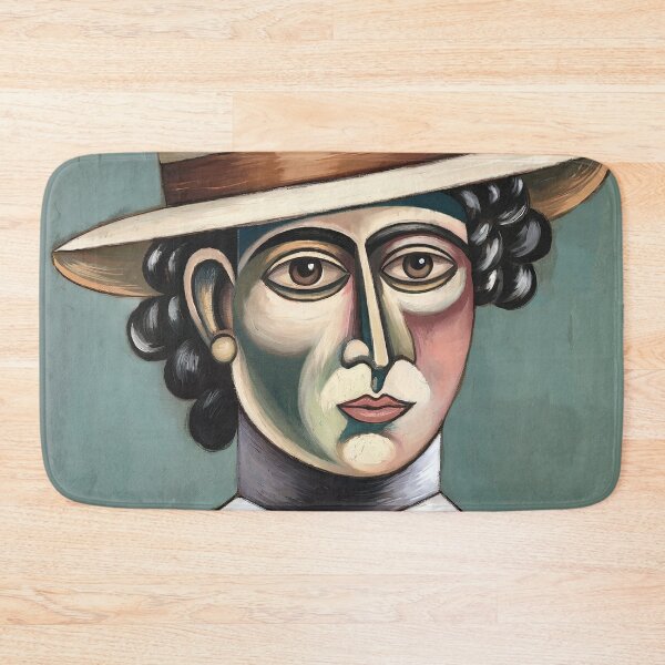 Item preview, Timeless Elegance: A Portrait of a Lady with a Hat Painting By kartick dutta  designed and sold by KARTICK DUTTA.