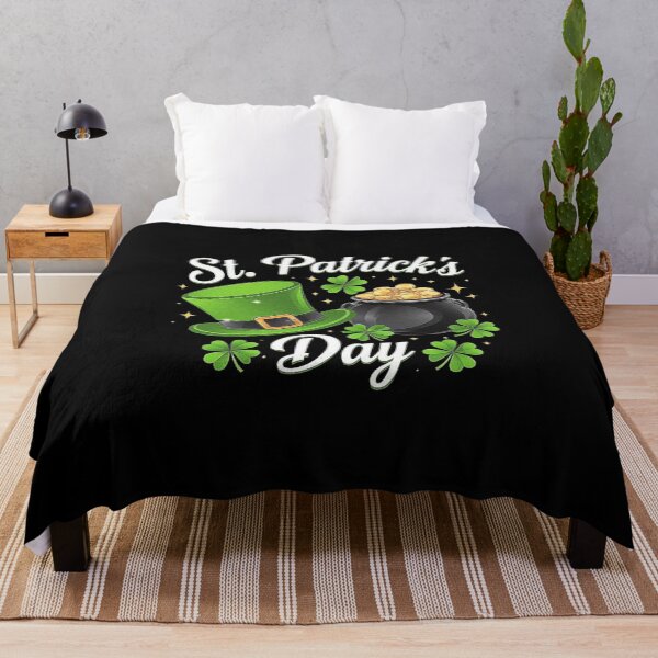Item preview, St. Patrick’s Day Green Hat and Pot of Gold Design designed and sold by love3617.