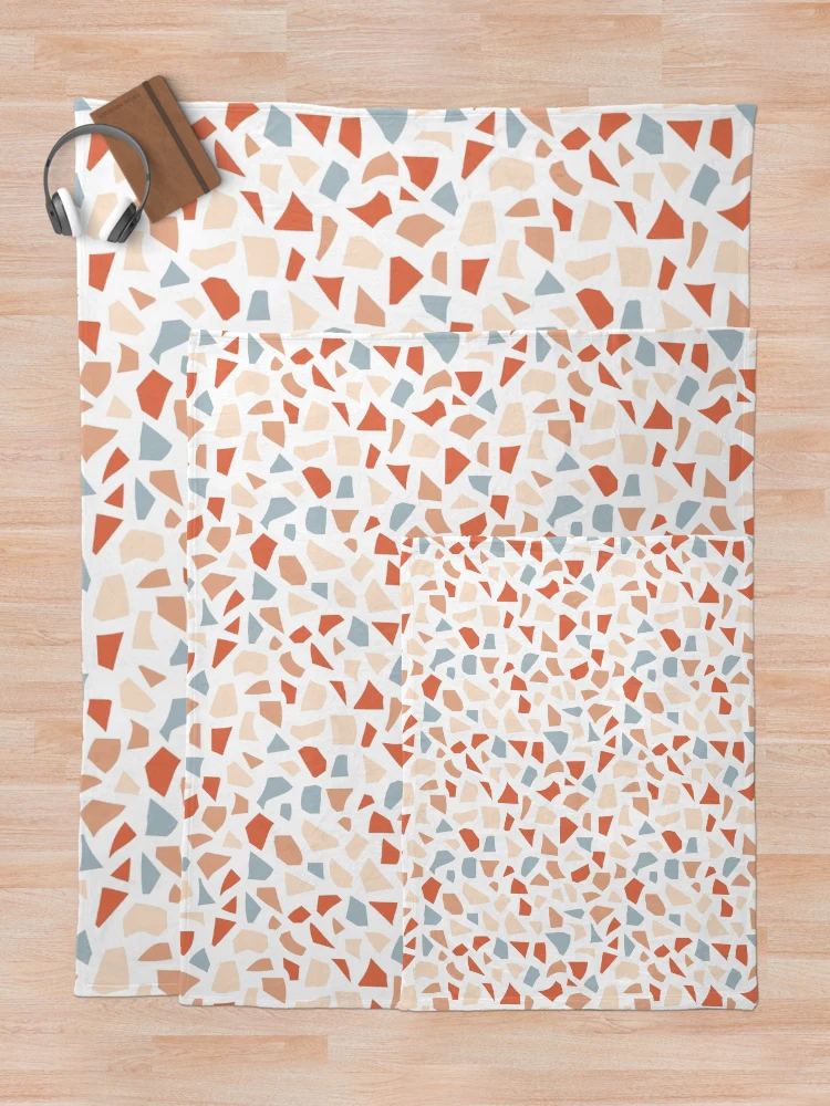 Thumbnail 5 of 6, Throw Blanket, Abstract shape designed and sold by donkeywork.
