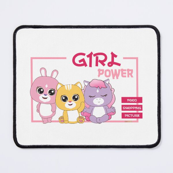 Item preview, Adorable Animal Frienz Art Print: Girl Power designed and sold by edufrienz.