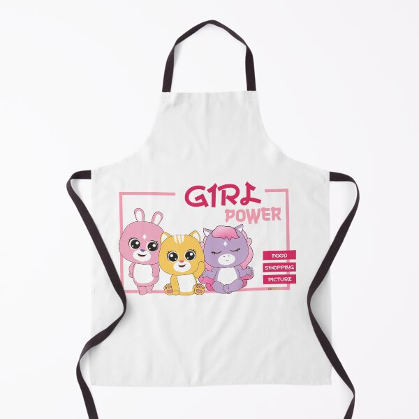 Item preview, Adorable Animal Frienz Art Print: Girl Power designed and sold by edufrienz.