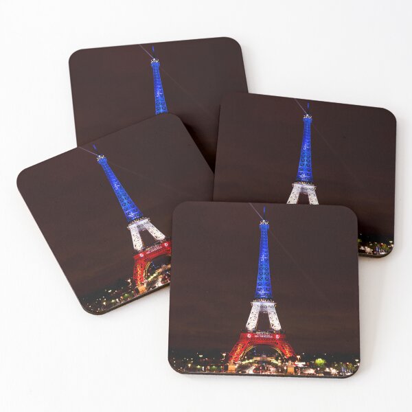 Item preview, Blue-White-Red Eiffel Tower, illuminated as the french flag designed and sold by Pascal-F.