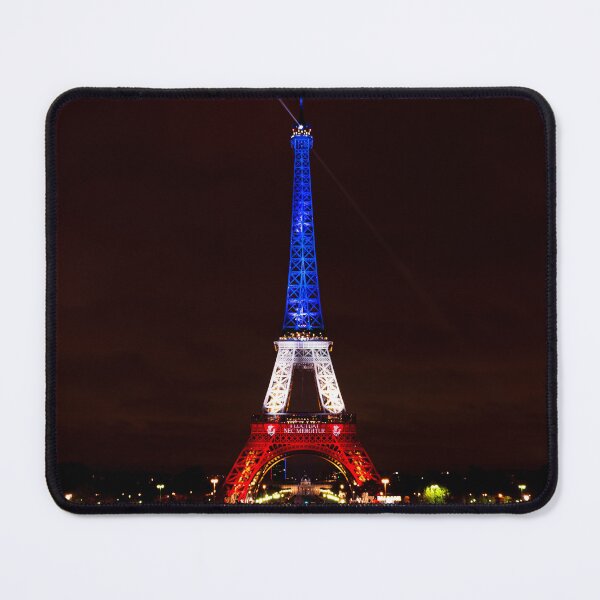 Item preview, Blue-White-Red Eiffel Tower, illuminated as the french flag designed and sold by Pascal-F.