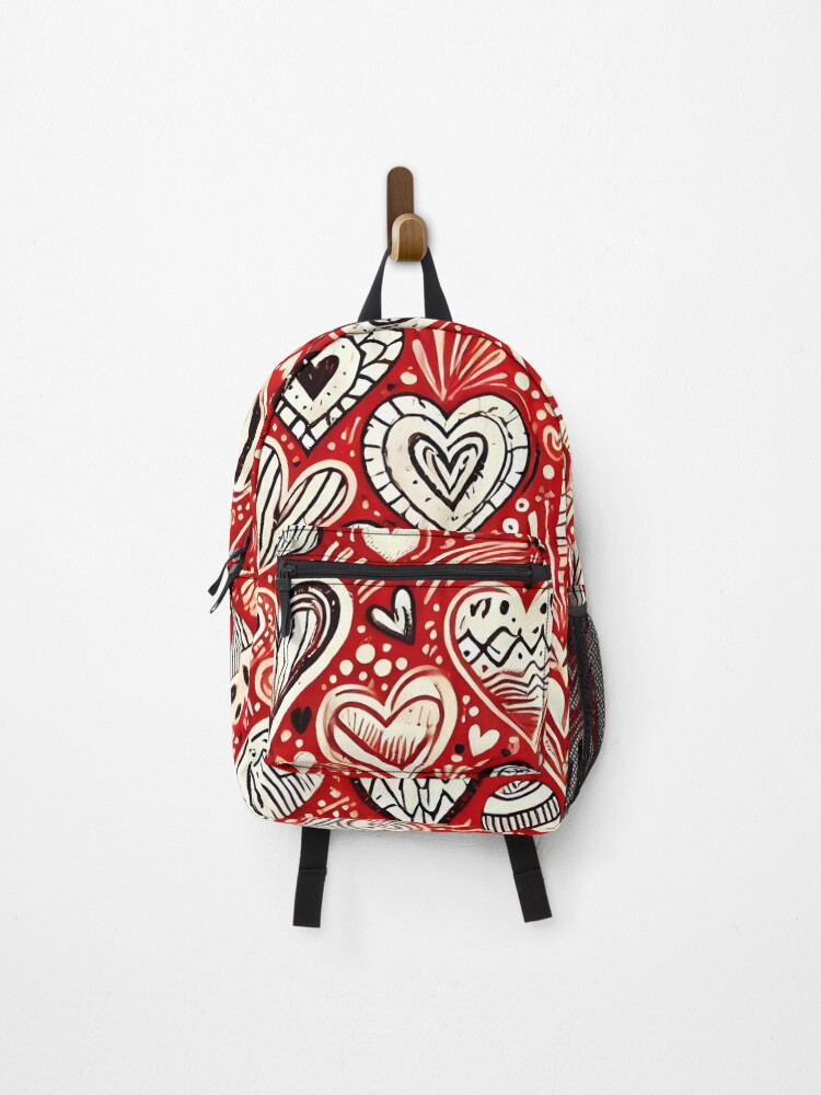 Thumbnail 1 of 3, Backpack, Hearts designed and sold by Micka1986.