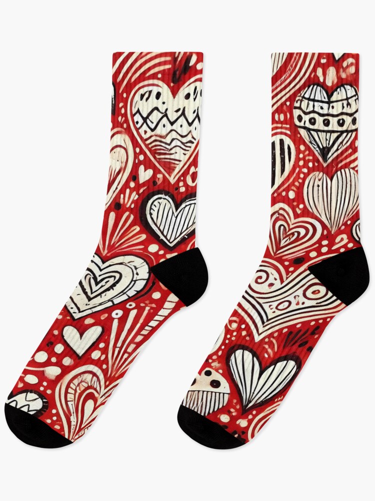 Thumbnail 1 of 5, Socks, Hearts designed and sold by Micka1986.