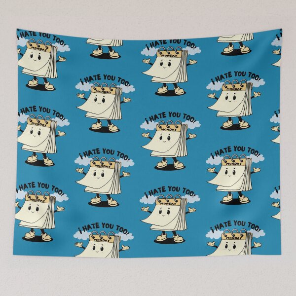 Item preview, I hate you too! Monday designed and sold by Lorena Tiana.
