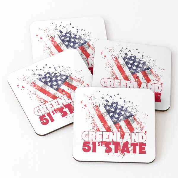 Item preview, Greenland 51st state designed and sold by Red-forever.