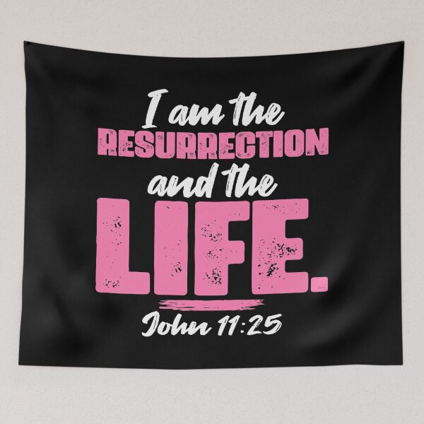 Item preview, John 11:25 I Am The Resurrection And The Life designed and sold by plushism.