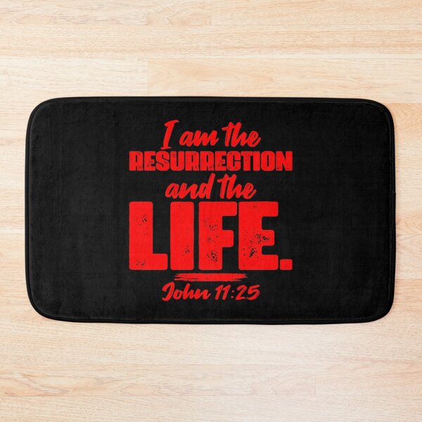 Item preview, John 11:25 I Am The Resurrection And The Life designed and sold by plushism.