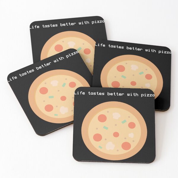 Item preview, Life Tastes Better with Pizza - Pizza Party All Year Round designed and sold by Kubala.