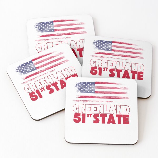 Item preview, Greenland 51st state designed and sold by Red-forever.