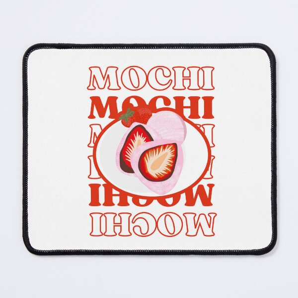Item preview, Mochi Pink Red Chocolate Strawberry| Food Aesthetic designed and sold by NoodleDoodleCo.