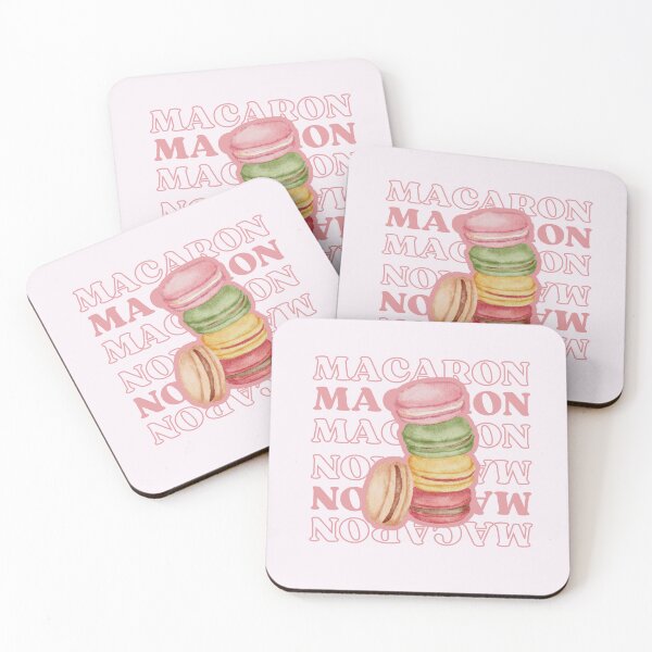 Item preview, Macaron French Dessert Pink| Food Aesthetic designed and sold by NoodleDoodleCo.