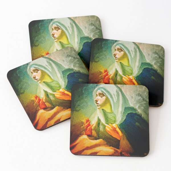 Item preview, Saint Catherine of Siena designed and sold by HappyRandomArt.