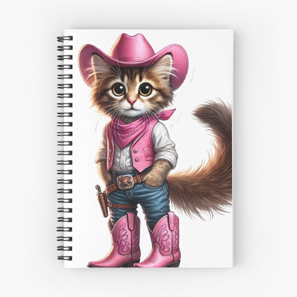 Item preview, Cowboy Kitty in Pink designed and sold by GrahamBaxter.