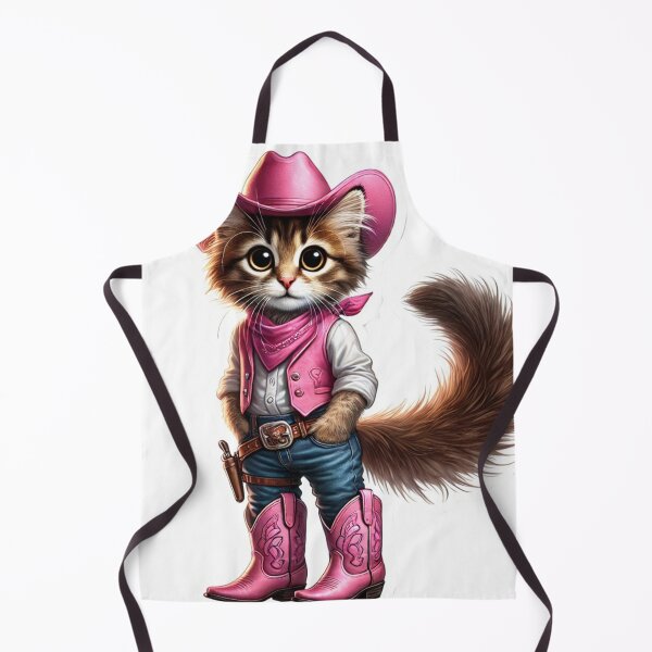 Item preview, Cowboy Kitty in Pink designed and sold by GrahamBaxter.
