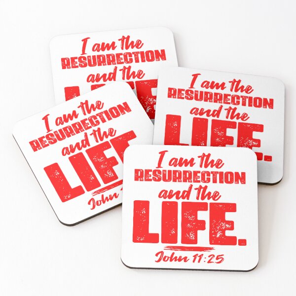 Item preview, John 11:25 I Am The Resurrection And The Life designed and sold by plushism.