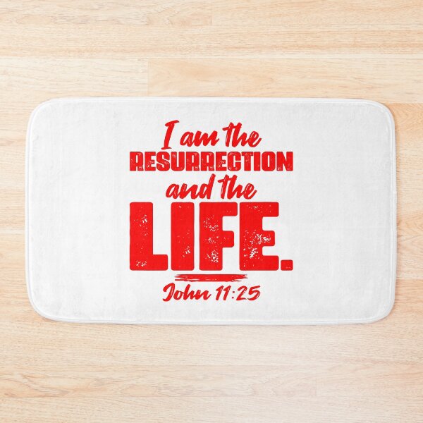 Item preview, John 11:25 I Am The Resurrection And The Life designed and sold by plushism.