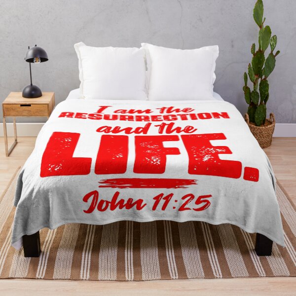 Item preview, John 11:25 I Am The Resurrection And The Life designed and sold by plushism.