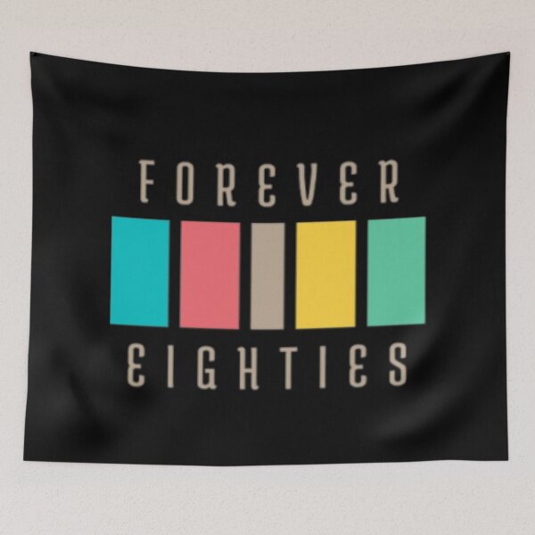 Aperçu de l'œuvre Forever Eighties - Design d'inspiration rétro créée et vendue par LMoonDesigns.