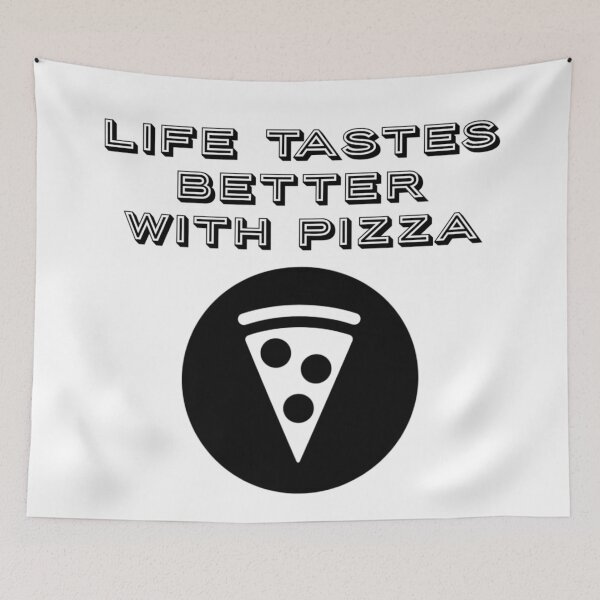 Item preview, Life Tastes Better With Pizza - Happy World Pizza Day! designed and sold by Kubala.