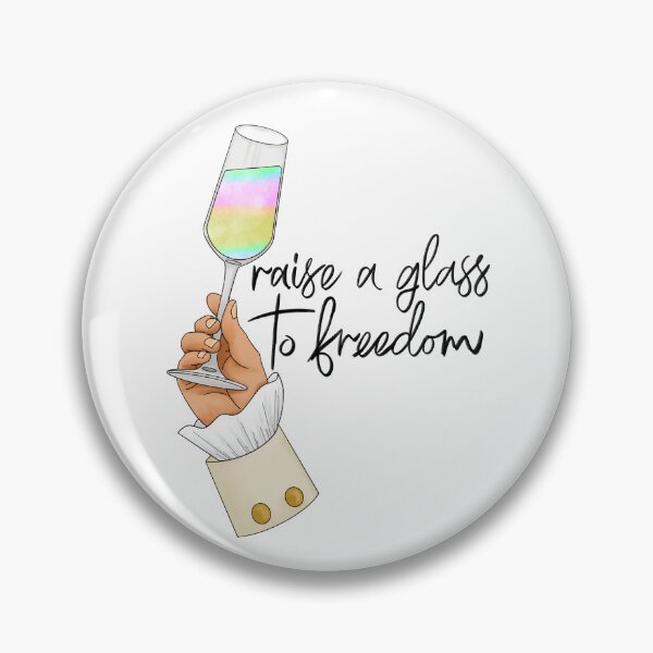 Item preview, Raise a glass to freedom designed and sold by Lady Emlyn Art.