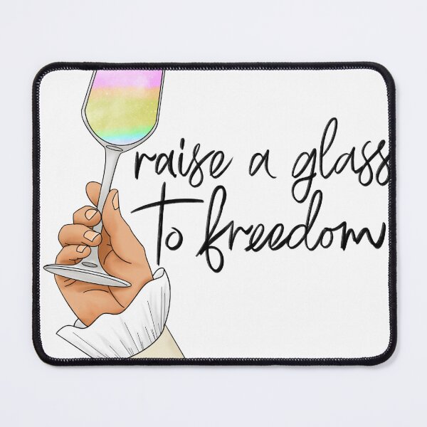 Item preview, Raise a glass to freedom designed and sold by Lady Emlyn Art.