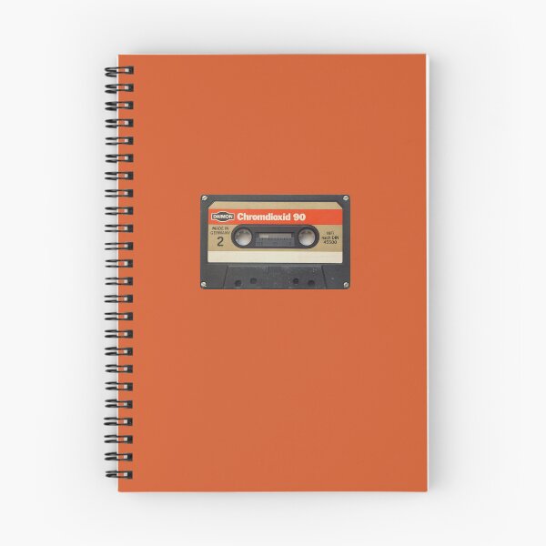 Item preview, cassette, tapedeck  orange retro design designed and sold by Unfound Gem.