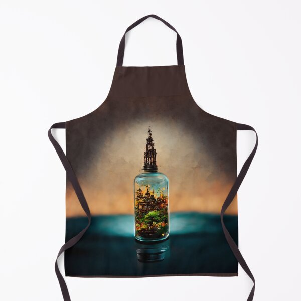 Item preview, Fantasy City in a Bottle – Magical Miniature World designed and sold by Amr Siam.