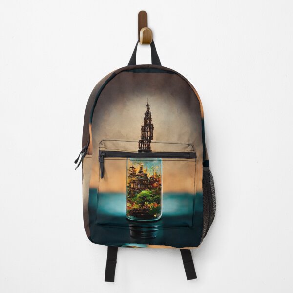 Item preview, Fantasy City in a Bottle – Magical Miniature World designed and sold by Amr Siam.