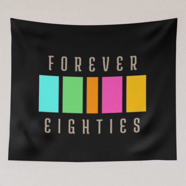 Aperçu de l'œuvre Forever Eighties - Design d'inspiration rétro créée et vendue par LMoonDesigns.