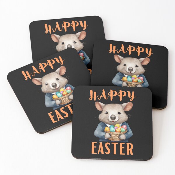 Item preview, Easter Wombat  -  Happy Easter designed and sold by FurrFunPrints.