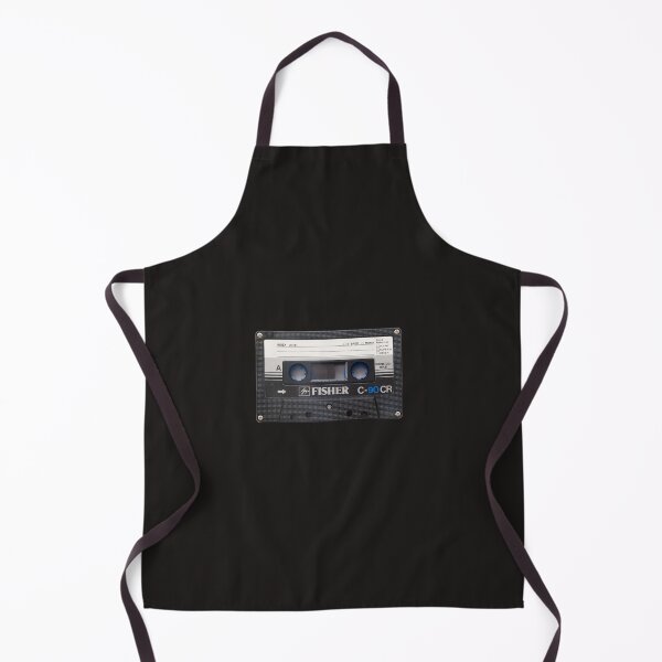 Item preview, cassette, tapedeck  retro black and white design designed and sold by Unfound Gem.