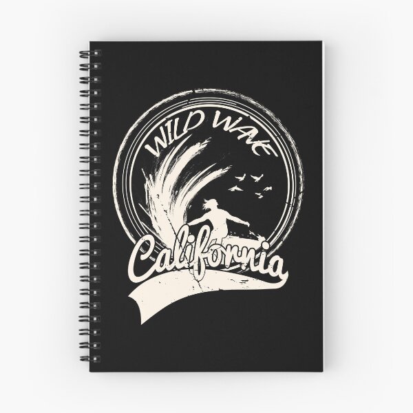 Item preview, Wild Wave California Surf Retro-Inspired Design designed and sold by TheDiveShirt.